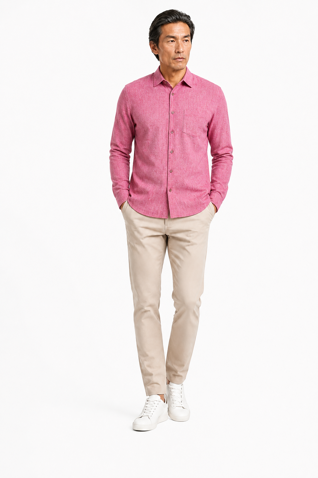 Chemise Unie Rouge