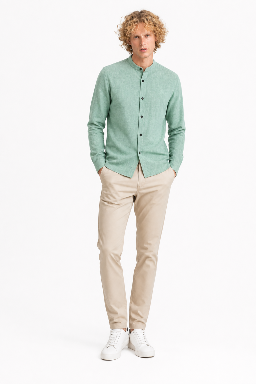 Chemise Unie Vert