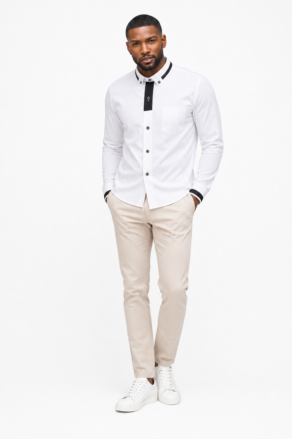 Chemise Unie Blanc