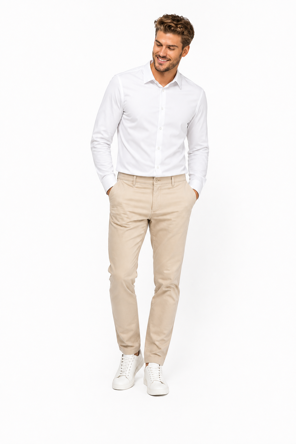 Chemise Unie Blanc