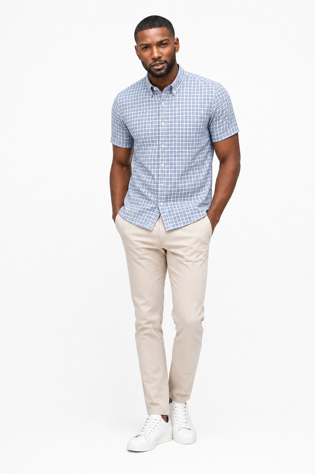 Chemise Carreaux Bleu