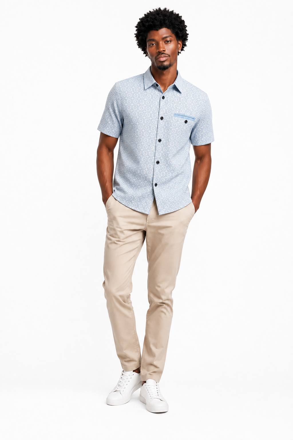 Chemise Imprimee Ciel