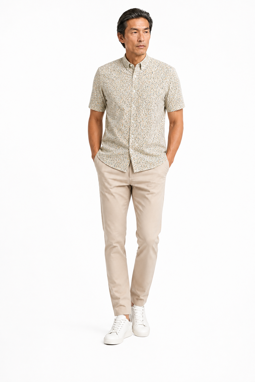 Chemise Imprimee Micromotifs Nil