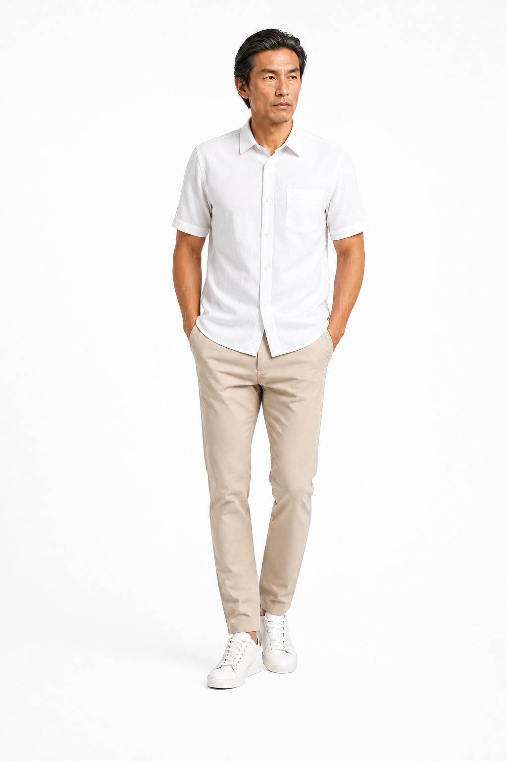 Chemise Unie Blanc