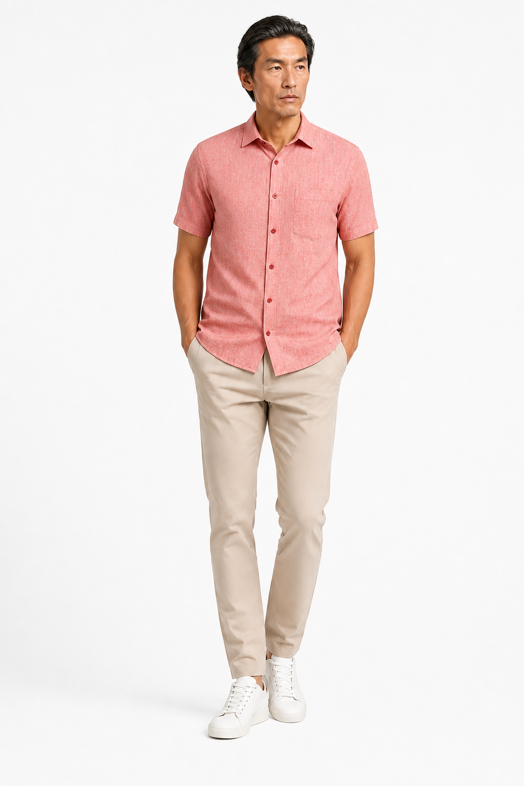 Chemise Unie Orange