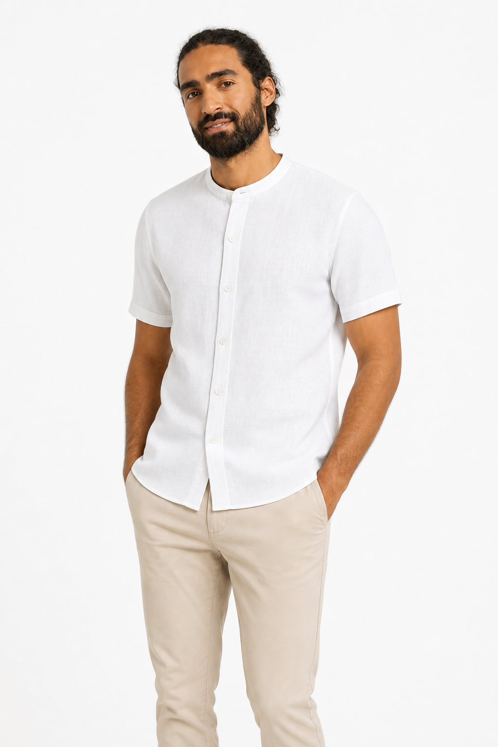 Chemise Unie Blanc