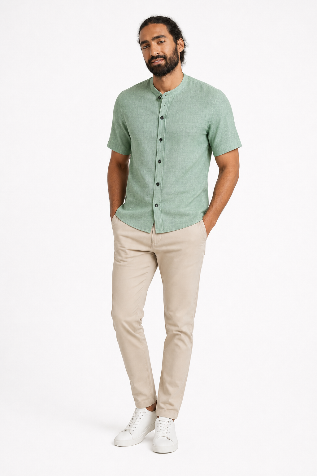 Chemise Unie Vert