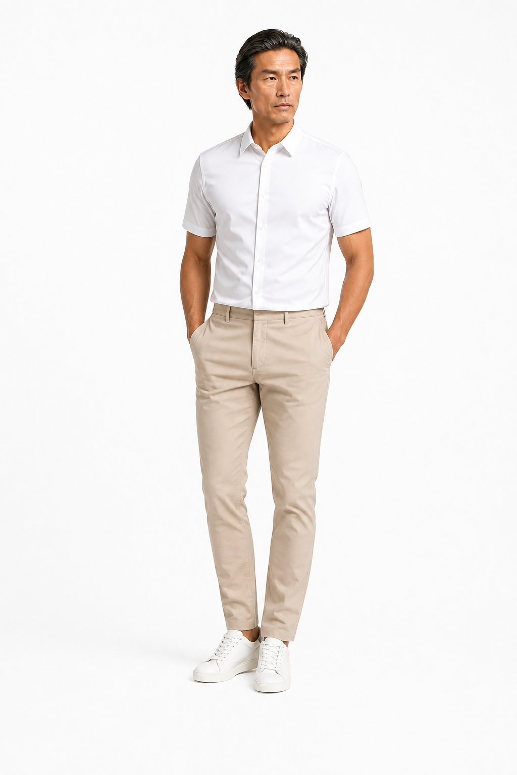 Chemise Unie Blanc