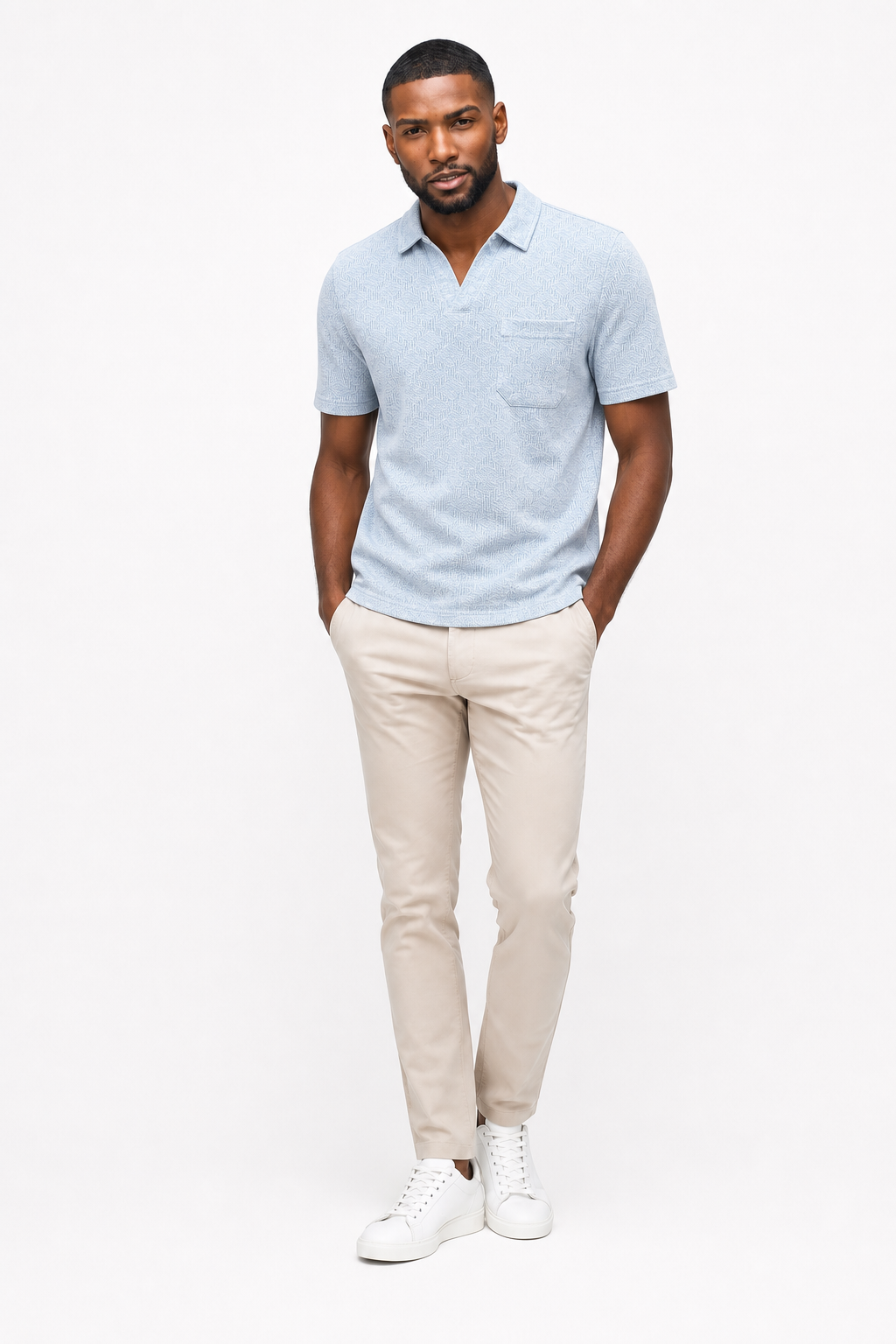 Polo Col Ouvert Ciel