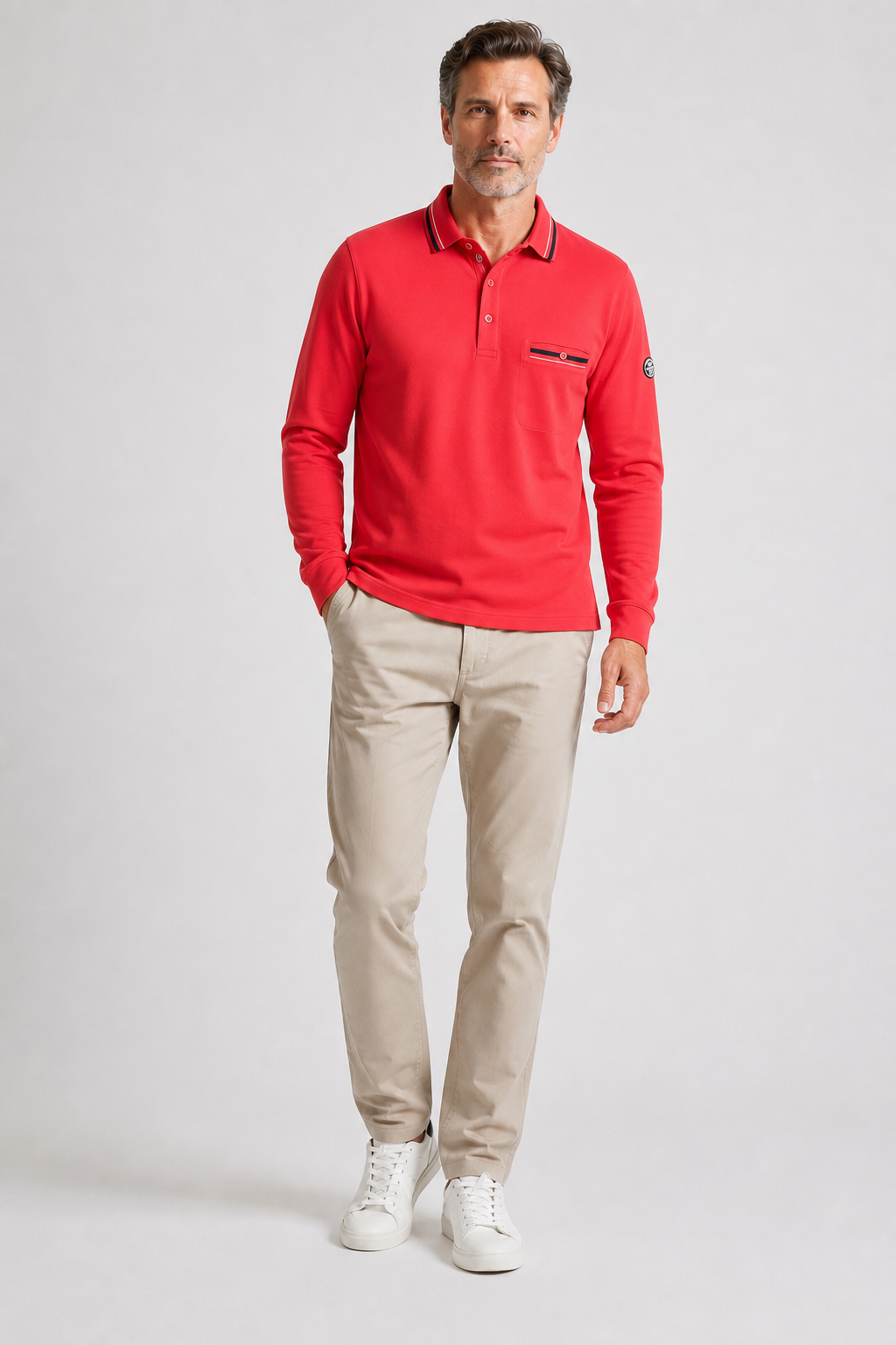 Polo Col Polo Rouge