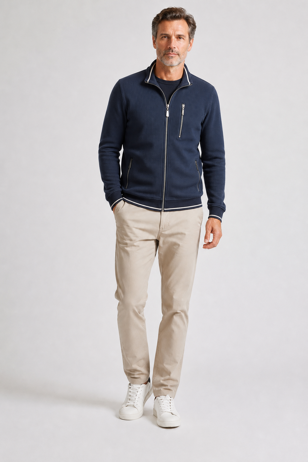 Gilet Col Montant Unique